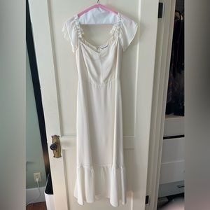 White Reformation Dress